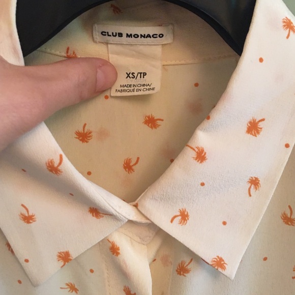 Club Monaco sleeveless silk blouse - Picture 3 of 4